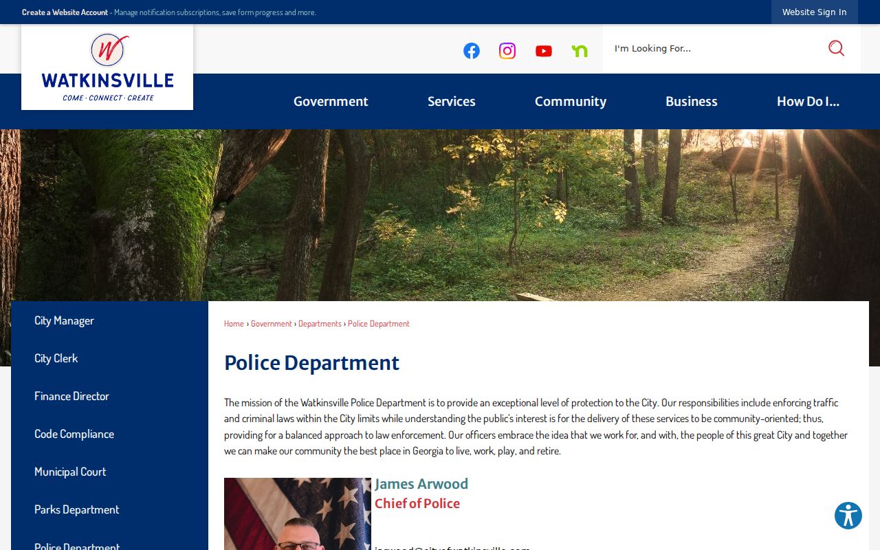 Watkinsville warrant records police department information