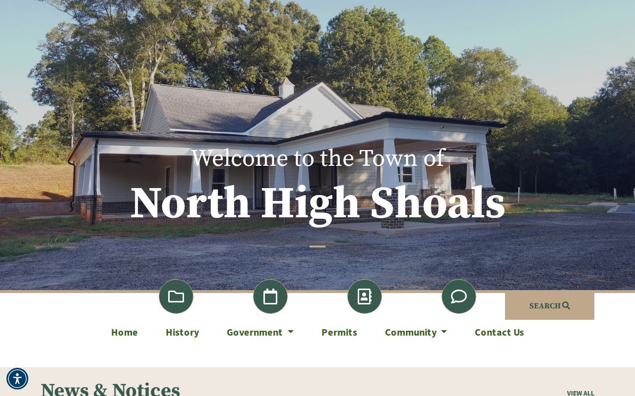 North High Shoals warrant records Town Hall website
